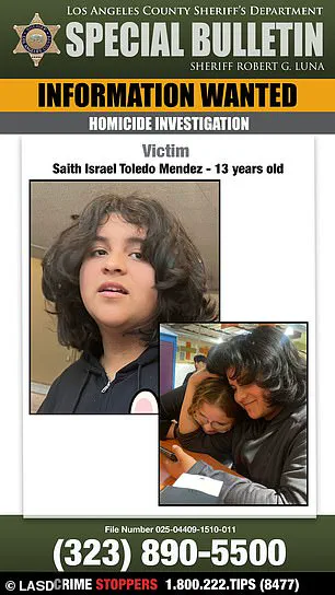 13-Year-Old Boy Murdered Outside Los Angeles Gas Station, Authorities Say