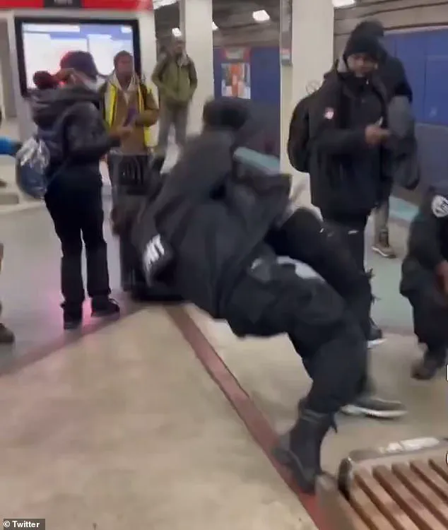 Violent Confrontation Erupts at Roosevelt Red Line Station as Chaos Unfolds Between Passengers and K-9 Security Officers