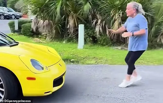 Woman Blocks Parking Lot During Aldi Grand Opening, Sparks Debate on Property Rights