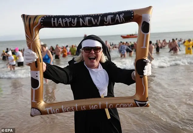 New Year's Day Swim Celebrations Highlight Community Spirit Amidst Cold Weather