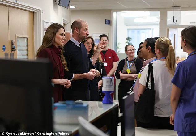 Prince and Princess of Wales Surprise NHS Staff with Gratitude Visit During Winter Surge