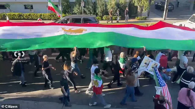 Late-Breaking: Chaos Erupts as U-Haul Truck Plows Through Pro-Iranian Rally in Los Angeles, Sending Protesters into Panic