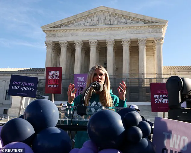 Conservative Activist Riley Gaines Uses Bulletproof Blanket for Newborn Amid Supreme Court's Transgender Sports Debate