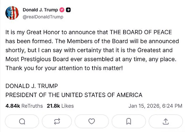 Trump's 'Board of Peace' Aims to Redefine Gaza's Future Through International Oversight