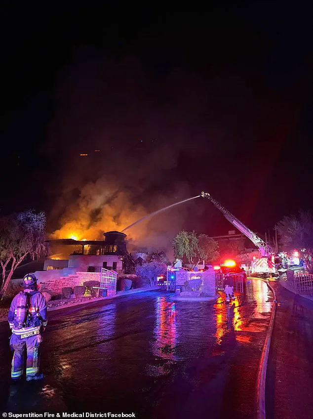 Arizona Home Reduced to Ruins in Garage Fire Incident