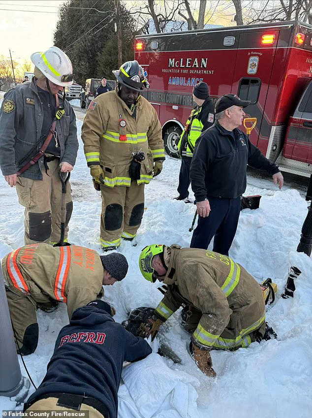 Firefighters Rescue 8-Year-Old Boy During Harsh Winter Storm in McLean, Virginia
