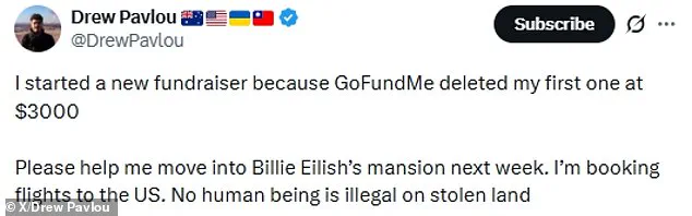 Australian Activist Seeks to Move into Billie Eilish's Mansion via Fundraising Campaign Inspired by Grammy Speech