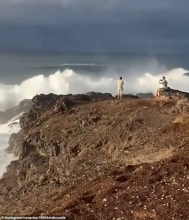 Tourists Narrowly Escape Monster Wave in Canary Islands After Defying Warnings