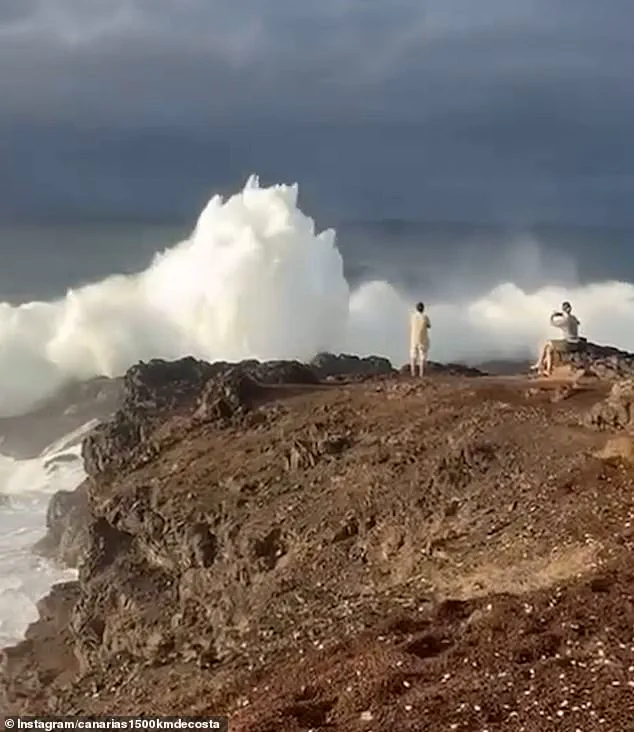 Tourists Narrowly Escape Monster Wave in Canary Islands After Defying Warnings