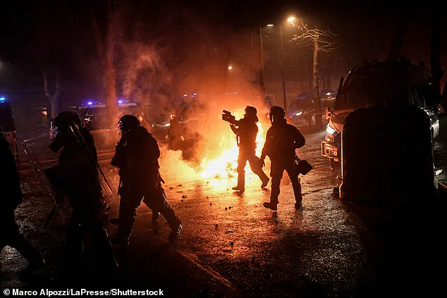 Violent Turin Riot Leaves Over 100 Police Injured Amid Protest Over Cultural Centre Closure