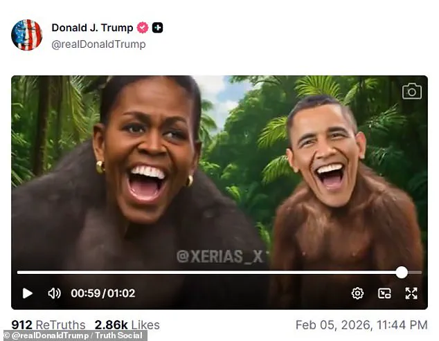 Trump Defends AI-Generated Video Depicting Obamas as Apes Amid Backlash