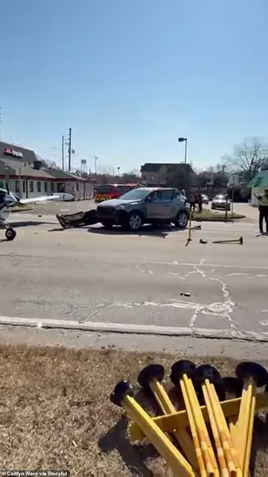 Small Plane Crashes into Chaotic Georgia Intersection, Leaving Chaos in Wake
