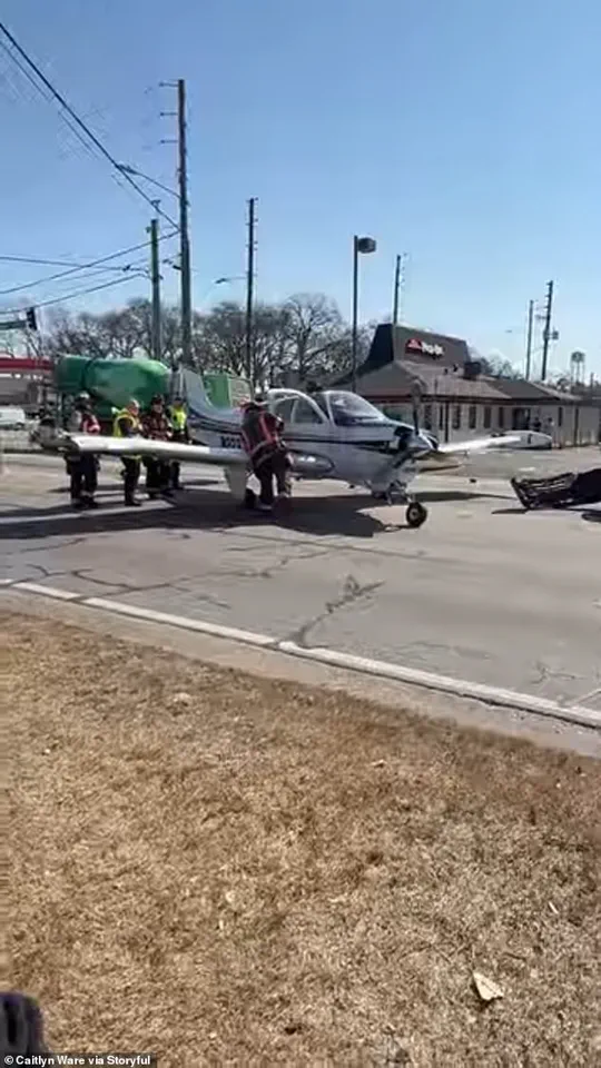 Small Plane Crashes into Chaotic Georgia Intersection, Leaving Chaos in Wake