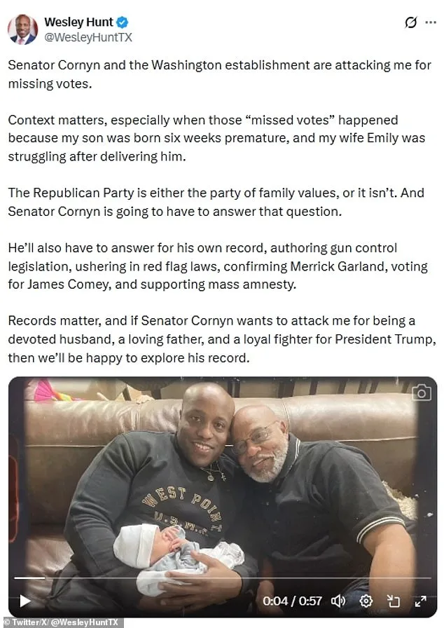 Hunt Faces Credibility Crisis as Attendance Record Contradicts Family Health Claims