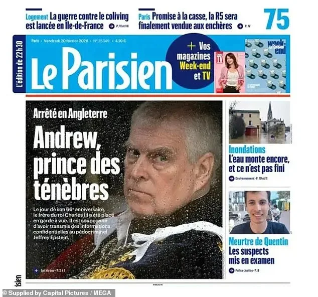 British Monarchy in Crisis: Former Duke of York Arrested on Royal Estate