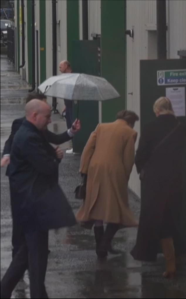 Princess Anne's Rain-Soaked Visit to Yorkshire Crisps Amid Royal Family Silence Over Brother's Arrest