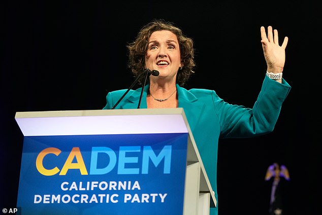 Katie Porter Sparks Controversy with 'F*** Trump' Sign at Rally as California Gubernatorial Hopeful Faces Backlash