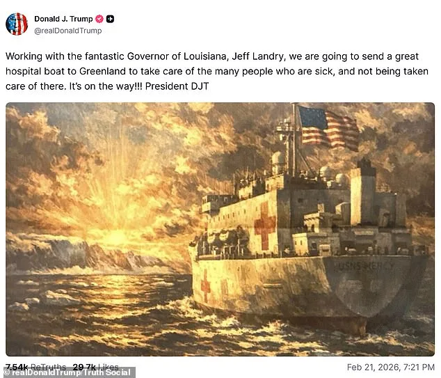 Greenland Rejects Trump's 'Hospital Boat' Proposal as U.S. Navy Ships Remain Idle