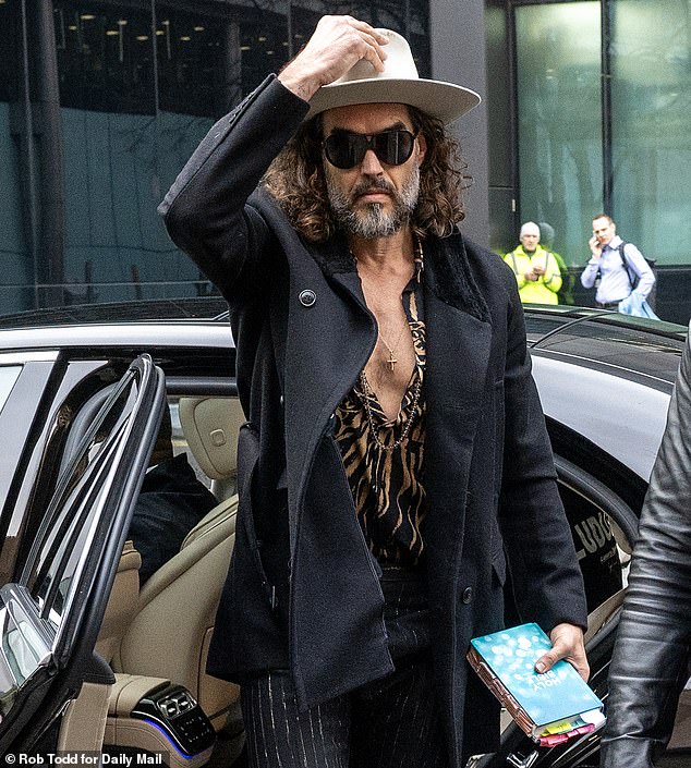 Russell Brand: From Comedian to Defendant, Bible in Hand as He Faces Criminal Charges