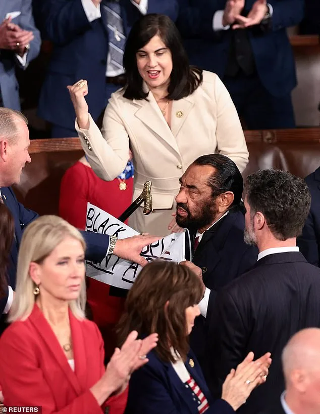 Al Green Protests Trump's AI Video at State of the Union