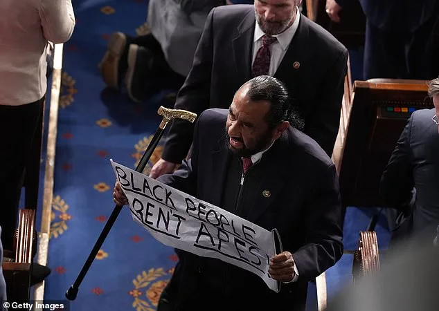 Al Green Protests Trump's AI Video at State of the Union