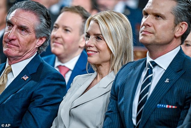 Pam Bondi's Smile During Trump's State of the Union Highlights Economic Messaging Amid Dow Jones Praise