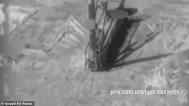 Israeli Air Force Thwarts Iran Missile Threat with Precision Strike, Drone Footage Shows