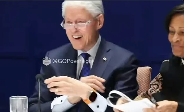 Bill Clinton Smiles at Redacted Epstein-Related Photo During Testimony