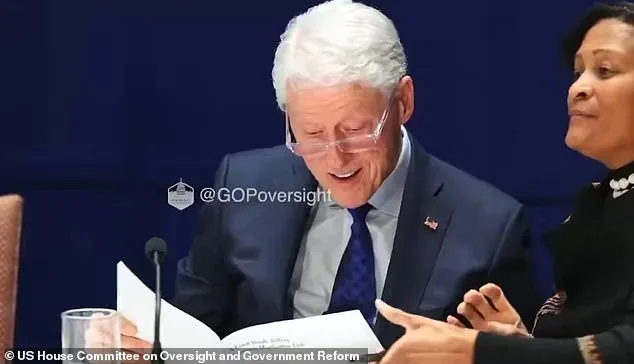 Bill Clinton Smiles at Redacted Epstein-Related Photo During Testimony