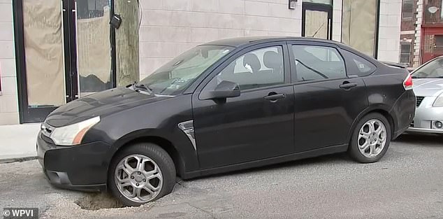 Philadelphia's Sinkhole Crisis: 1,000+ Reported Since December, 400 Still Open as Traffic Cone Marks Danger