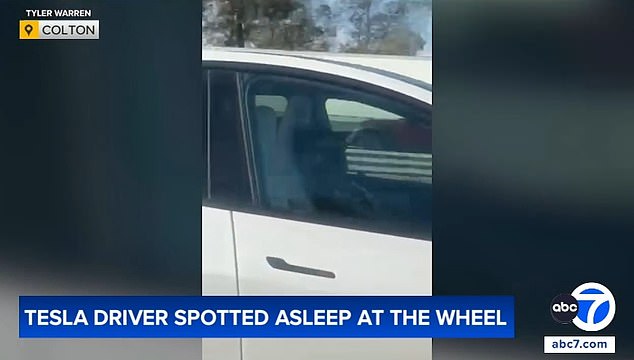 Shocking Incident: Woman Caught Sleeping at Wheel of Self-Driving Tesla on California Highway, Vehicle Vanishes After Police Called