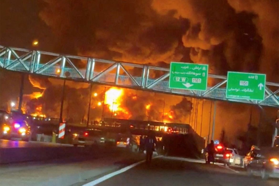 Joint US-Israeli Air Strikes Target Oil Facilities in Tehran, Spark Massive Fires and Escalate Conflict