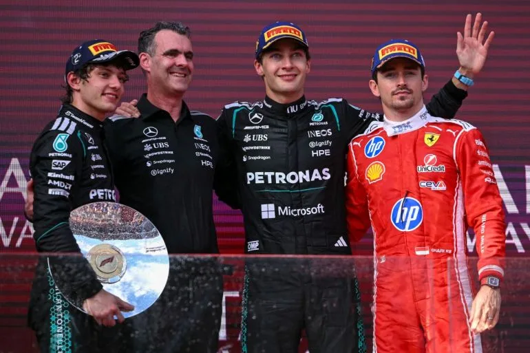Mercedes' Russell Claims Historic Victory in Australian GP, Signaling 2025 Dominance