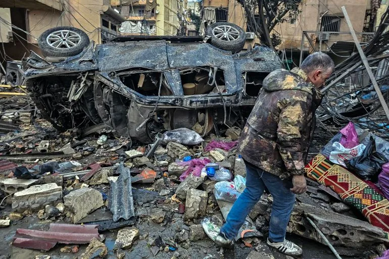 Israeli Air Strikes Escalate Violence in Beirut, Displacing Thousands and Targeting Civilians