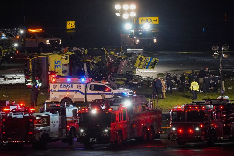LaGuardia Airport Crash: 2 Dead, 13 Injured After Canada Air Jet Hits Fire Truck