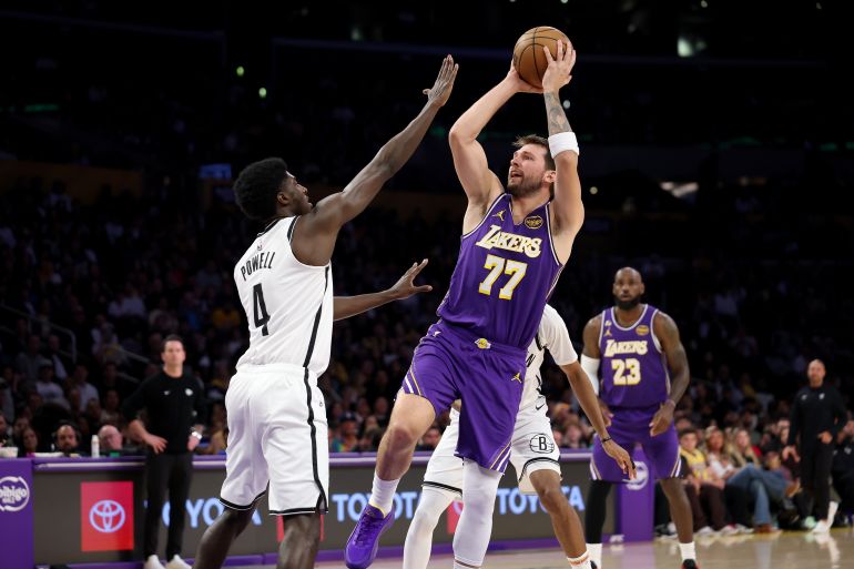 Luka Doncic Shines with 41 Points Before Technical Foul Suspension as Lakers Extend Winning Streak