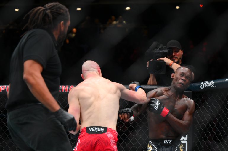 Israel Adesanya's Redemption Bid Falls Short with TKO Loss Extending Fourth Consecutive Defeat