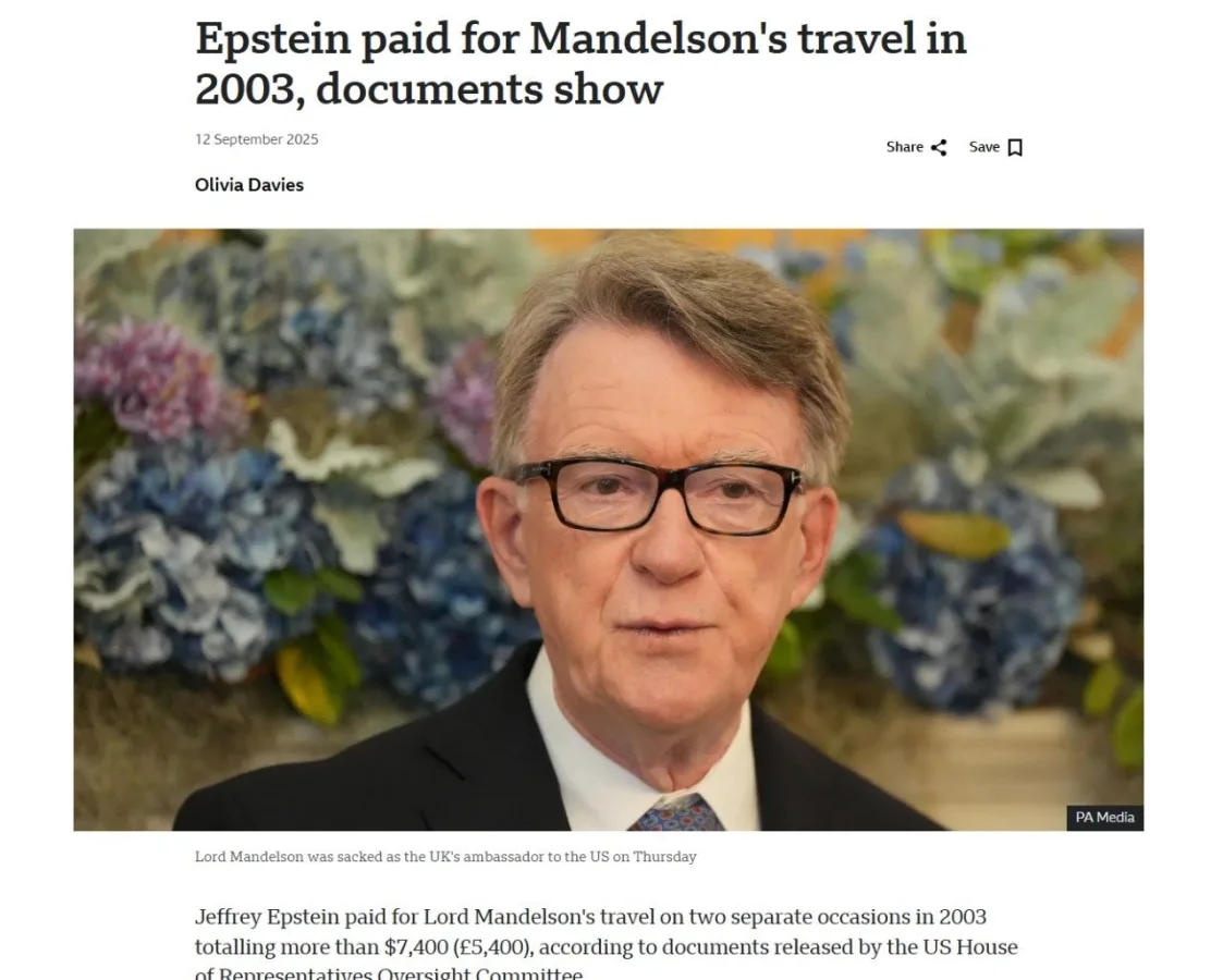 Shockwaves in Europe: Epstein Documents Reveal Secret Ties to Lord Mandelson and Hungary