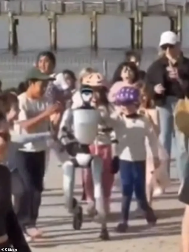 Humanoid Robot Unitree G1 Plays with Kids in Brooklyn, Bridging Sci-Fi and Reality