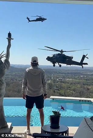 US Army Investigates Kid Rock After Posting Video of Apache Helicopters Hovering Near His Home Amid No Kings Protests