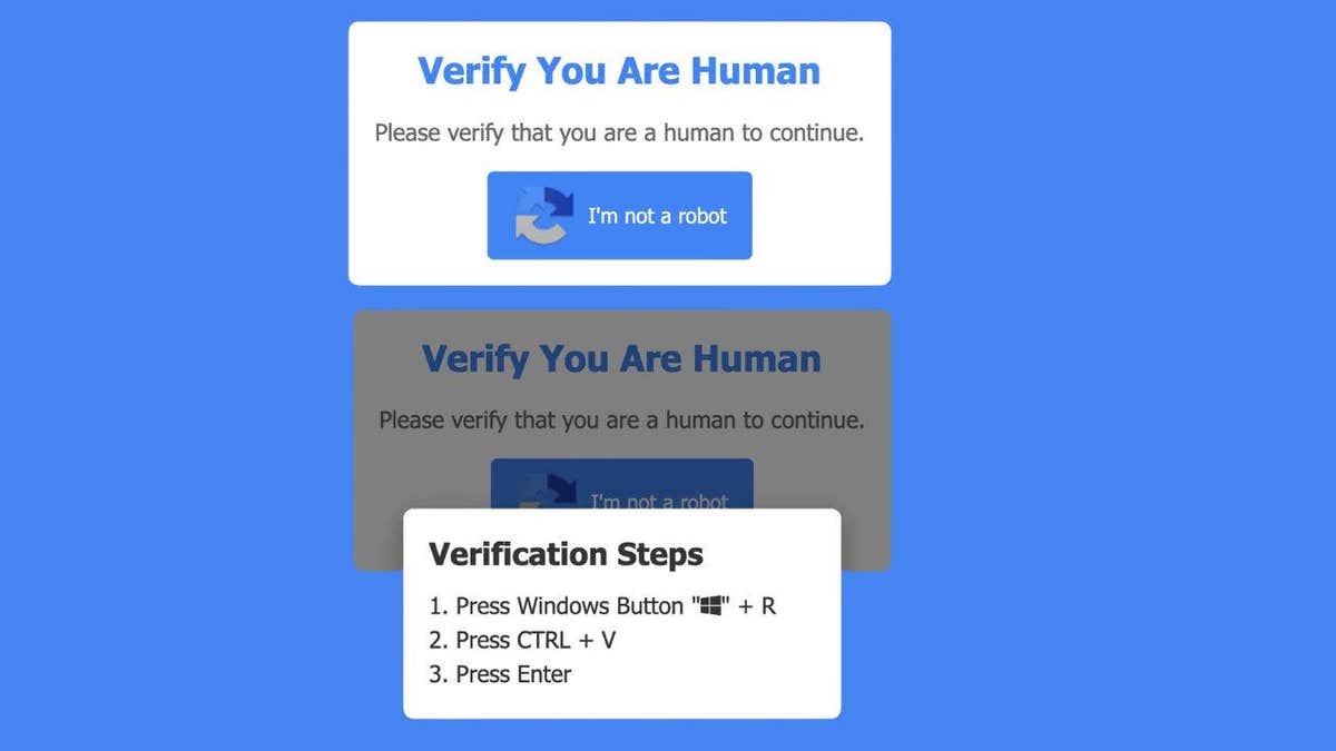 Fake CAPTCHAs trick users into running malicious keyboard commands.