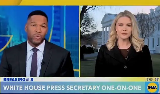 White House Press Secretary Karoline Leavitt Goes Viral After Heated Exchange with Michael Strahan