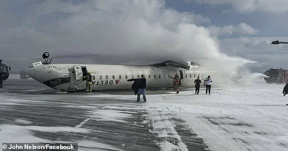 Chilling Footage Captures Plane Crash at Toronto Airport