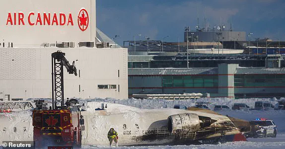 Chilling Footage Captures Plane Crash at Toronto Airport