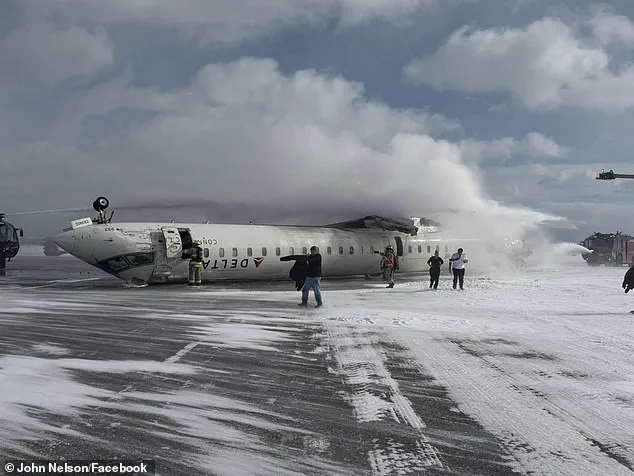 Delta plane bursts into flames upon landing in Canada