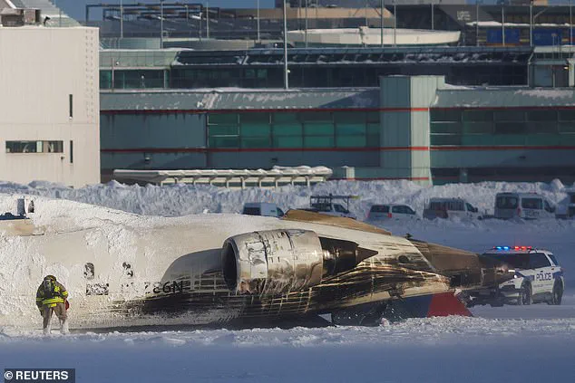 Delta plane bursts into flames upon landing in Canada