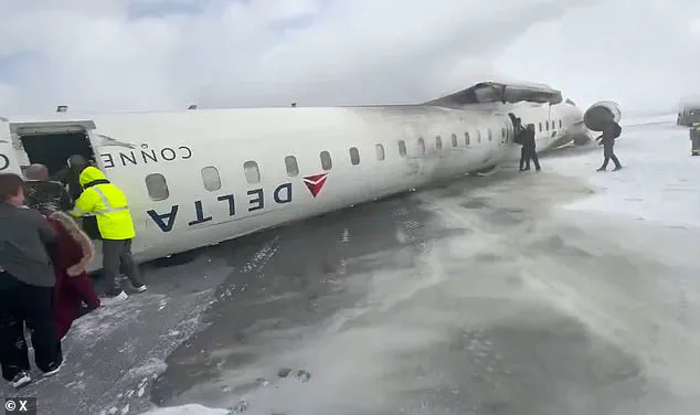 Delta plane bursts into flames upon landing in Canada