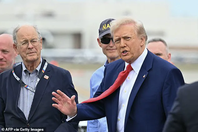 Trump's granddaughter waves from 'The Beast' at Daytona 500