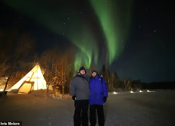 The Aurora Borealis Extravaganza: A celestial display over the US