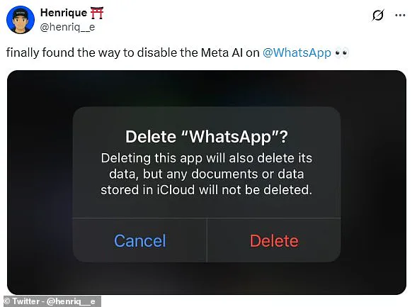 WhatsApp Introduces New Blue Icon for Accessing Meta AI Chatbot